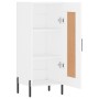 White engineered wood sideboard 34.5x34x90 cm by vidaXL, Sideboards - Ref: Foro24-830452, Price: 67,22 €, Discount: %