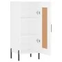 White engineered wood sideboard 34.5x34x90 cm by vidaXL, Sideboards - Ref: Foro24-830452, Price: 66,36 €, Discount: %