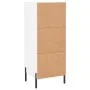 White engineered wood sideboard 34.5x34x90 cm by vidaXL, Sideboards - Ref: Foro24-830452, Price: 66,36 €, Discount: %