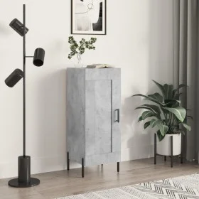Aparador de madera contrachapada gris hormigón 34,5x34x90 cm de vidaXL, Aparadores - Ref: Foro24-830456, Precio: 62,56 €, Des...
