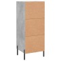 Betongraues Sperrholz-Sideboard 34,5 x 34 x 90 cm von vidaXL, Sideboards - Ref: Foro24-830456, Preis: 63,34 €, Rabatt: %