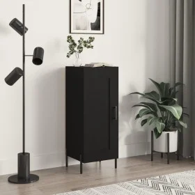 Aparador de madera contrachapada negro 34,5x34x90 cm de vidaXL, Aparadores - Ref: Foro24-830453, Precio: 64,55 €, Descuento: %