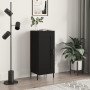 Aparador de madera contrachapada negro 34,5x34x90 cm de vidaXL, Aparadores - Ref: Foro24-830453, Precio: 69,60 €, Descuento: %