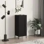 Aparador de madera contrachapada negro 34,5x34x90 cm de vidaXL, Aparadores - Ref: Foro24-830453, Precio: 64,55 €, Descuento: %