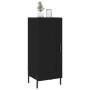 Schwarzes Sperrholz-Sideboard 34,5 x 34 x 90 cm von vidaXL, Sideboards - Ref: Foro24-830453, Preis: 69,60 €, Rabatt: %