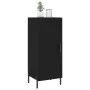 Schwarzes Sperrholz-Sideboard 34,5 x 34 x 90 cm von vidaXL, Sideboards - Ref: Foro24-830453, Preis: 64,55 €, Rabatt: %