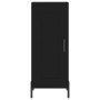 Schwarzes Sperrholz-Sideboard 34,5 x 34 x 90 cm von vidaXL, Sideboards - Ref: Foro24-830453, Preis: 69,60 €, Rabatt: %