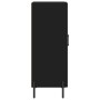 Schwarzes Sperrholz-Sideboard 34,5 x 34 x 90 cm von vidaXL, Sideboards - Ref: Foro24-830453, Preis: 69,60 €, Rabatt: %