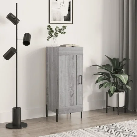 Sonoma gray engineered wood sideboard 34.5x34x90 cm by vidaXL, Sideboards - Ref: Foro24-830458, Price: 64,13 €, Discount: %