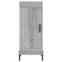 Aparador madera de ingeniería gris Sonoma 34,5x34x90 cm de vidaXL, Aparadores - Ref: Foro24-830458, Precio: 64,95 €, Descuent...