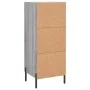 Sonoma gray engineered wood sideboard 34.5x34x90 cm by vidaXL, Sideboards - Ref: Foro24-830458, Price: 64,13 €, Discount: %