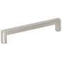 Tiradores para armarios 10 uds acero inoxidable plateado 160 mm