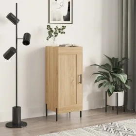 Aparador madera contrachapada color roble Sonoma 34,5x34x90 cm de vidaXL, Aparadores - Ref: Foro24-830455, Precio: 62,98 €, D...