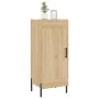 Aparador madera contrachapada color roble Sonoma 34,5x34x90 cm de vidaXL, Aparadores - Ref: Foro24-830455, Precio: 62,98 €, D...