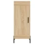 Aparador madera contrachapada color roble Sonoma 34,5x34x90 cm de vidaXL, Aparadores - Ref: Foro24-830455, Precio: 62,98 €, D...