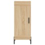 Plywood oak Sonoma color sideboard 34.5x34x90 cm by vidaXL, Sideboards - Ref: Foro24-830455, Price: 63,78 €, Discount: %