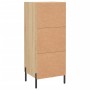 Plywood oak Sonoma color sideboard 34.5x34x90 cm by vidaXL, Sideboards - Ref: Foro24-830455, Price: 63,78 €, Discount: %