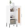 Hochglanzweißes Sperrholz-Sideboard 34,5 x 34 x 90 cm von vidaXL, Sideboards - Ref: Foro24-830454, Preis: 69,45 €, Rabatt: %