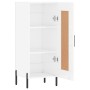 Hochglanzweißes Sperrholz-Sideboard 34,5 x 34 x 90 cm von vidaXL, Sideboards - Ref: Foro24-830454, Preis: 69,45 €, Rabatt: %
