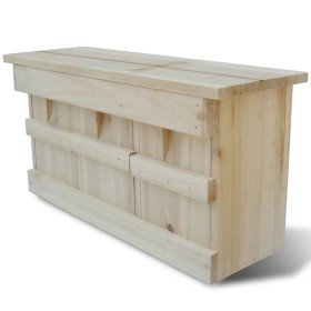 Caja nido para gorriones, 44 x 15,5 x 21,5 cm