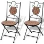 3-piece garden table and chairs set with terracotta mosaic by vidaXL, Garden sets - Ref: Foro24-271770, Price: 244,49 €, Disc...