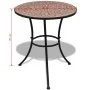 3-piece garden table and chairs set with terracotta mosaic by vidaXL, Garden sets - Ref: Foro24-271770, Price: 244,49 €, Disc...