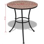 3-teiliges Gartentisch- und Stühle-Set mit Terrakotta-Mosaik von vidaXL, Gartensets - Ref: Foro24-271770, Preis: 235,20 €, Ra...