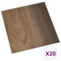 Tarimas autoadhesivas 20 unidades PVC 1,86 m² marrón de vidaXL, Suelos y moquetas - Ref: Foro24-330125, Precio: 33,42 €, Desc...