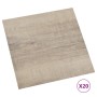 Selbstklebende Paletten 20 Einheiten PVC 1,86 m² grau taupe von vidaXL, Böden und Teppiche - Ref: Foro24-330158, Preis: 40,58...