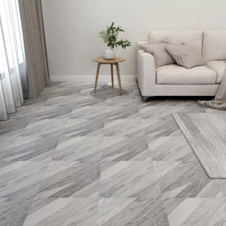 Self-adhesive floor tiles 20 units PVC gray with stripes 1.86 m² by vidaXL, Floors and carpets - Ref: Foro24-330136, Price: 4...