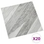 Selbstklebender Bodenbelag 20 Stk. gestreiftes graues PVC 1,86 m² von vidaXL, Böden und Teppiche - Ref: Foro24-330136, Preis:...