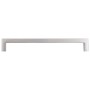 Tiradores para armarios 5 uds acero inoxidable plateado 224 mm