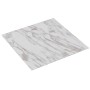 Tarimas de suelo autoadhesivas 20 uds PVC mármol blanco 1,86 m² de vidaXL, Suelos y moquetas - Ref: Foro24-330176, Precio: 44...