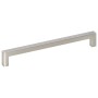 Tiradores para armarios 5 uds acero inoxidable plateado 224 mm