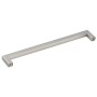 Tiradores para armarios 5 uds acero inoxidable plateado 224 mm