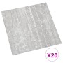 Selbstklebende Bodendielen 20 Einheiten PVC 1,86 m² grau von vidaXL, Böden und Teppiche - Ref: Foro24-330123, Preis: 37,17 €,...