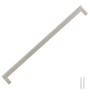 Tiradores para armarios 5 uds acero inoxidable plateado 320 mm
