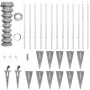 Metal fence with galvanized steel posts stakes 15x0.8 m by vidaXL, fence panels - Ref: Foro24-141506, Price: 237,49 €, Discou...