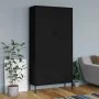 Schwarzer Stahlschrank 90x50x180 cm von vidaXL, Kleiderschränke - Ref: Foro24-336250, Preis: 278,17 €, Rabatt: %