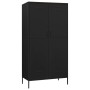 Schwarzer Stahlschrank 90x50x180 cm von vidaXL, Kleiderschränke - Ref: Foro24-336250, Preis: 282,79 €, Rabatt: %
