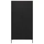 Schwarzer Stahlschrank 90x50x180 cm von vidaXL, Kleiderschränke - Ref: Foro24-336250, Preis: 278,17 €, Rabatt: %