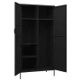 Schwarzer Stahlschrank 90x50x180 cm von vidaXL, Kleiderschränke - Ref: Foro24-336250, Preis: 278,17 €, Rabatt: %