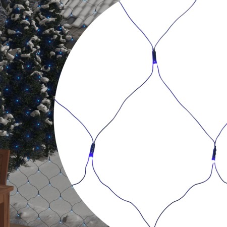 Red de luces de Navidad 306 LEDs azul 3x3 m interior/exterior
