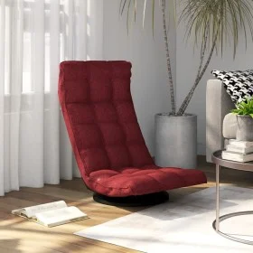 Burgundy fabric swivel floor chair by vidaXL, Floor chairs - Ref: Foro24-336582, Price: 110,79 €, Discount: %