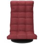 Drehbarer Bodenstuhl aus burgunderfarbenem Stoff von vidaXL, Bodenstühle - Ref: Foro24-336582, Preis: 113,35 €, Rabatt: %