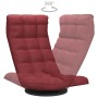 Drehbarer Bodenstuhl aus burgunderfarbenem Stoff von vidaXL, Bodenstühle - Ref: Foro24-336582, Preis: 113,35 €, Rabatt: %