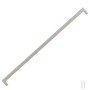 Tiradores para armarios 5 uds acero inoxidable plateado 480 mm