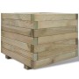 Quadratisches Blumenbeet aus Holz 50x50x40 cm von vidaXL, Töpfe und Pflanzgefäße - Ref: Foro24-41659, Preis: 65,82 €, Rabatt: %