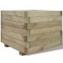 Quadratisches Blumenbeet aus Holz 50x50x40 cm von vidaXL, Töpfe und Pflanzgefäße - Ref: Foro24-41659, Preis: 62,04 €, Rabatt: %