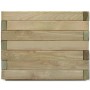 Quadratisches Blumenbeet aus Holz 50x50x40 cm von vidaXL, Töpfe und Pflanzgefäße - Ref: Foro24-41659, Preis: 65,82 €, Rabatt: %